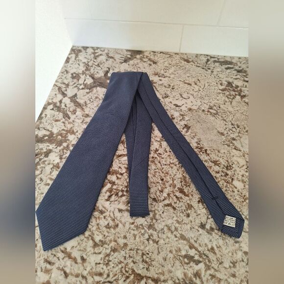 Escada blue silk tie - Picture 3 of 7